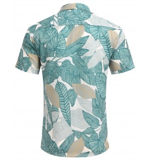 Men's Tropical Beach Shirt Short Sleeve